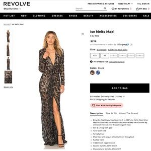 NEW X By NBD Ice Melts Maxi Great New Years Eve